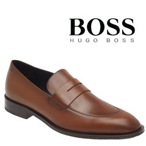 BOSS Derreck Penny Loafer in Brown